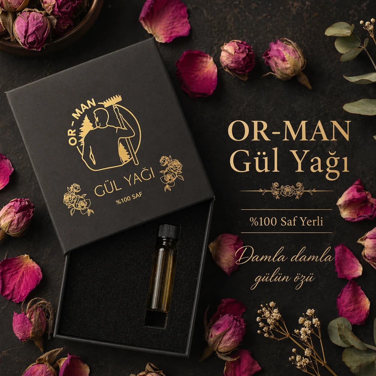 Saf Yerli Gül Yağı