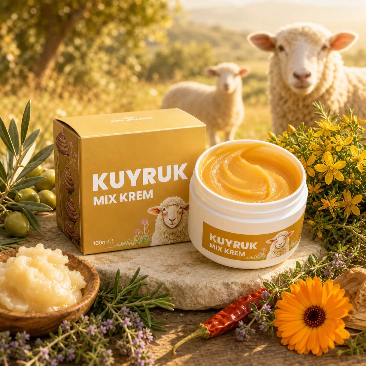 KUYRUK MIX - Koyun Kuyruk Yağı Krem