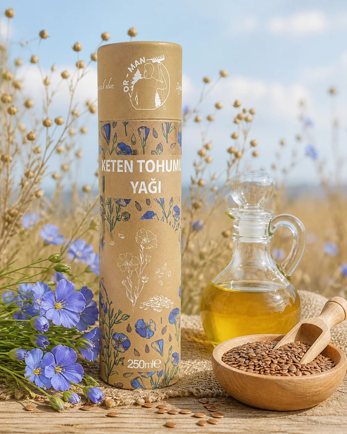 Saf Keten Tohumu Yağı