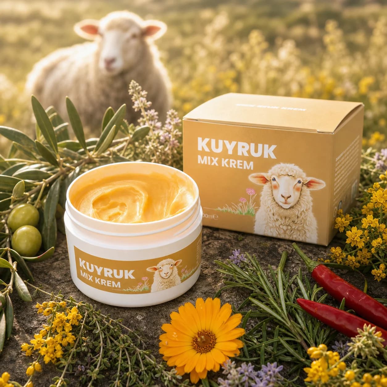 KUYRUK MIX - Koyun Kuyruk Yağı Krem